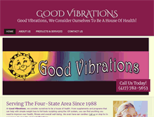 Tablet Screenshot of goodvibrationsjoplin.com